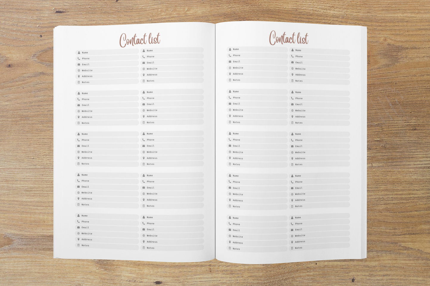 Persönlicher Planer  - Dein Begleiter für Produktivität und Self-Care - Englisch